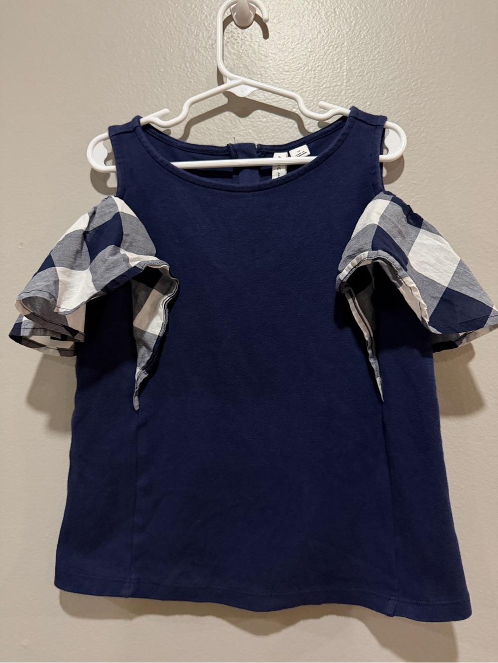 Janie and Jack 100% Cotton girls navy top size 10
